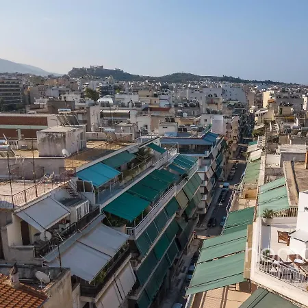 22sqm Tiny Homm Rooftop Flat & Patio Acropolis View