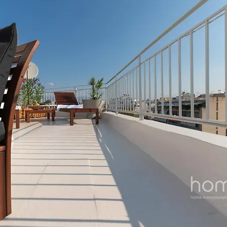 Apartment 22sqm Tiny Homm Rooftop Flat & Patio Acropolis View Athens